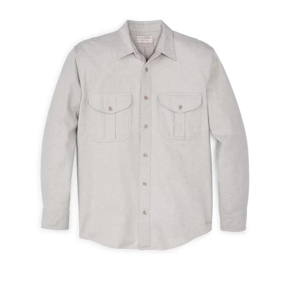 NWT Filson Alaskan Guide Shirt - Natural Heather - Small